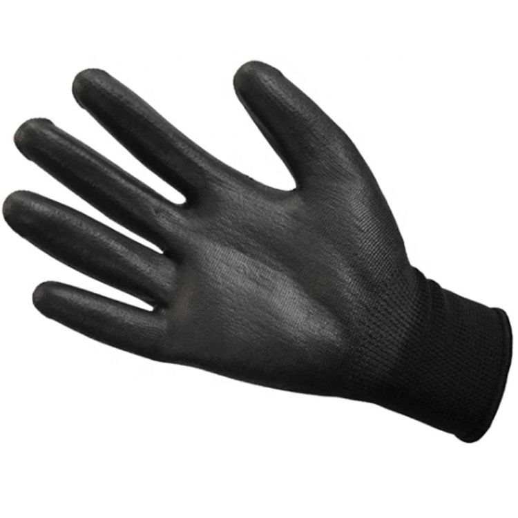 Polyester Garden Glove Factory Heavy Duty Grip Diamond Super Resistant