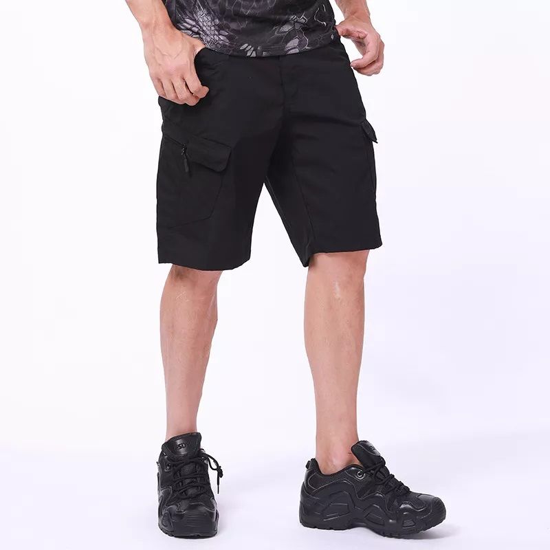 Army KHAKI Tactical Waterproof Cargo Shorts pants Combat Hiking Various Sizes Green Grey Black