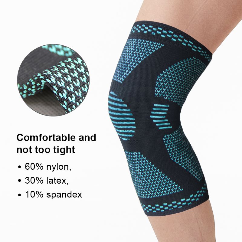 2 x pcs  - one PAIR - Knee Sleeve Compression Brace Support Wrap SMALL | MEDIUM | LARGE