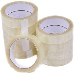 Budget Cellotape Cello Packing Tape Clear 3/4″ X 20m 4 Pack r 8 pack