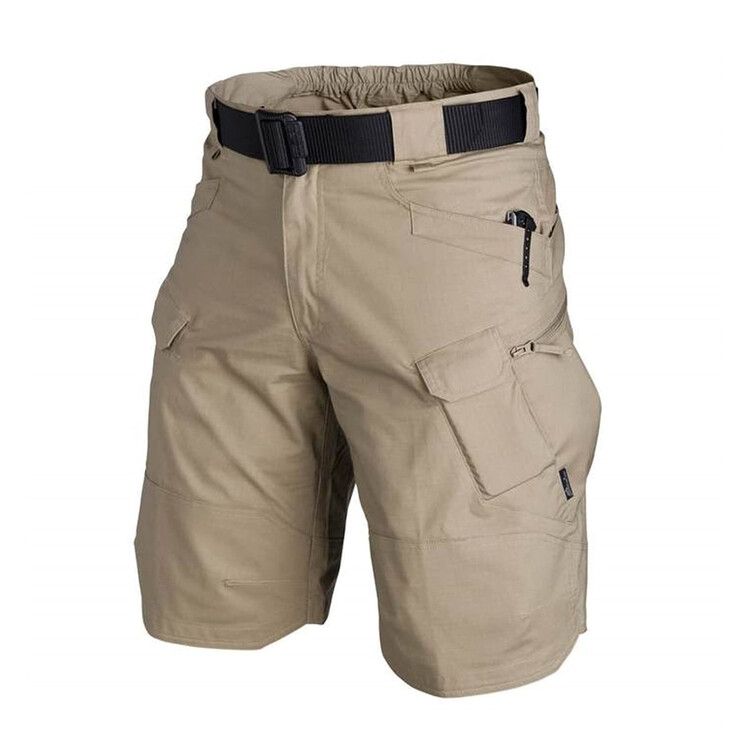 Army KHAKI Tactical Waterproof Cargo Shorts pants Combat Hiking Various Sizes Green Grey Black