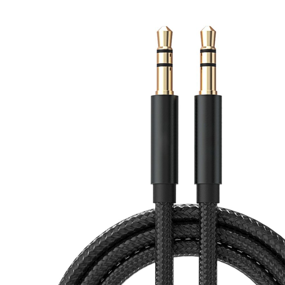 3.5 Audio Cable Car Aux Cord Headphones 3.5MM Male To Male Jack 1m long