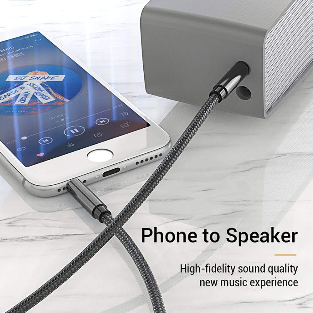 3.5 Audio Cable Car Aux Cord Headphones 3.5MM Male To Male Jack 1m long