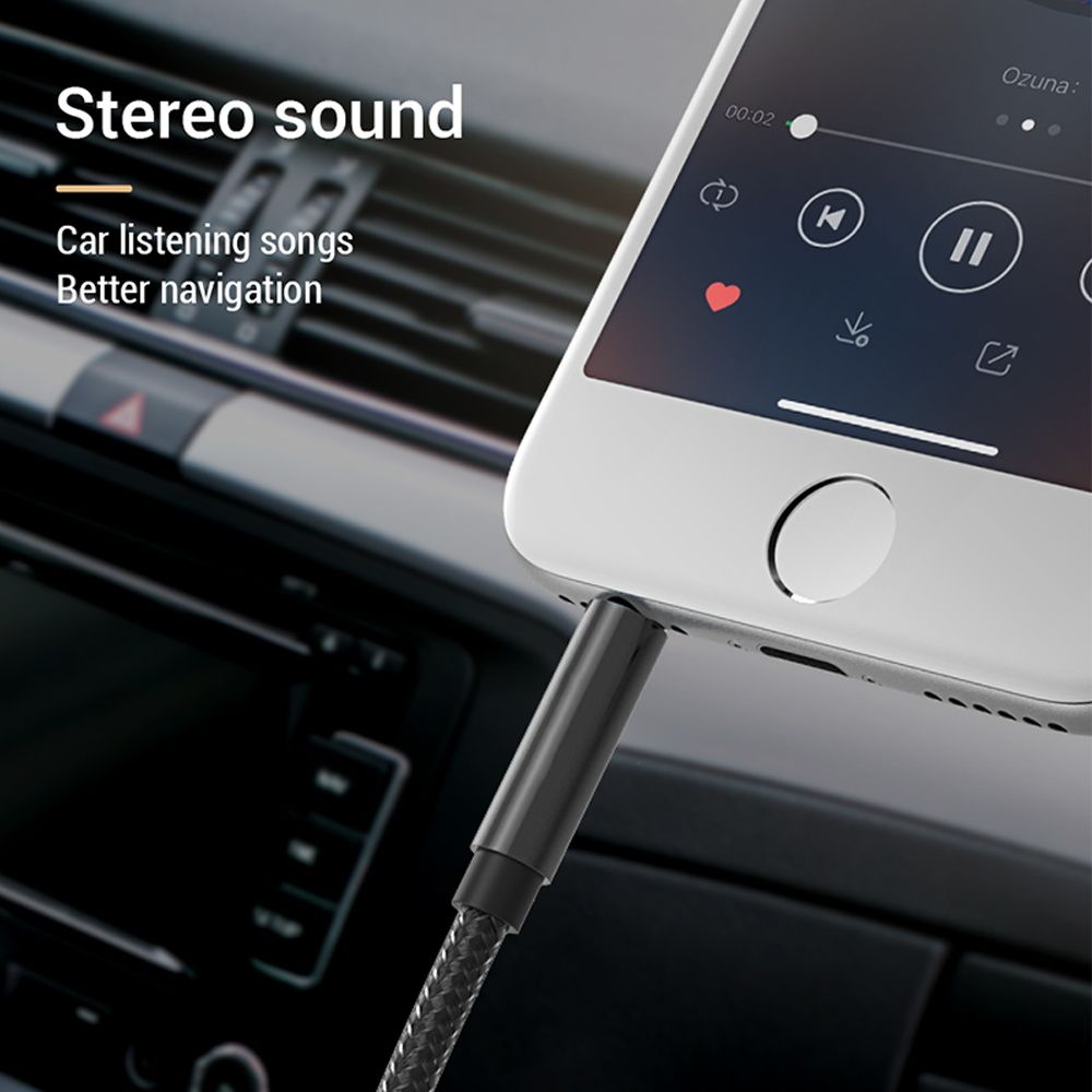 3.5 Audio Cable Car Aux Cord Headphones 3.5MM Male To Male Jack 1m long