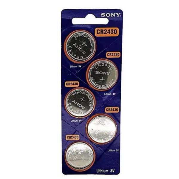 Sony Cell 3V Lithium Battery Sony CR2430 Cmos Car Alarm 1 x PC or 5 x PCS
