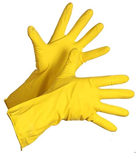 Dishwashing Household Kitchen Toilet Cleaning Rubber Gloves Domestic All-Purpose Rubber Silicon Latex Green/Pink/Yellow