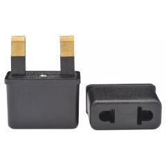 Universal Travel Europe US USA To UK Power Adapter Converter Outlet Wall Plug Socket Portable 2 Round Socket Input Pin