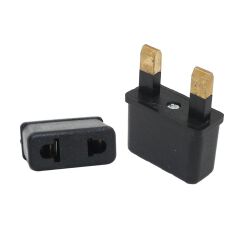 Universal Travel Europe US USA To UK Power Adapter Converter Outlet Wall Plug Socket Portable 2 Round Socket Input Pin