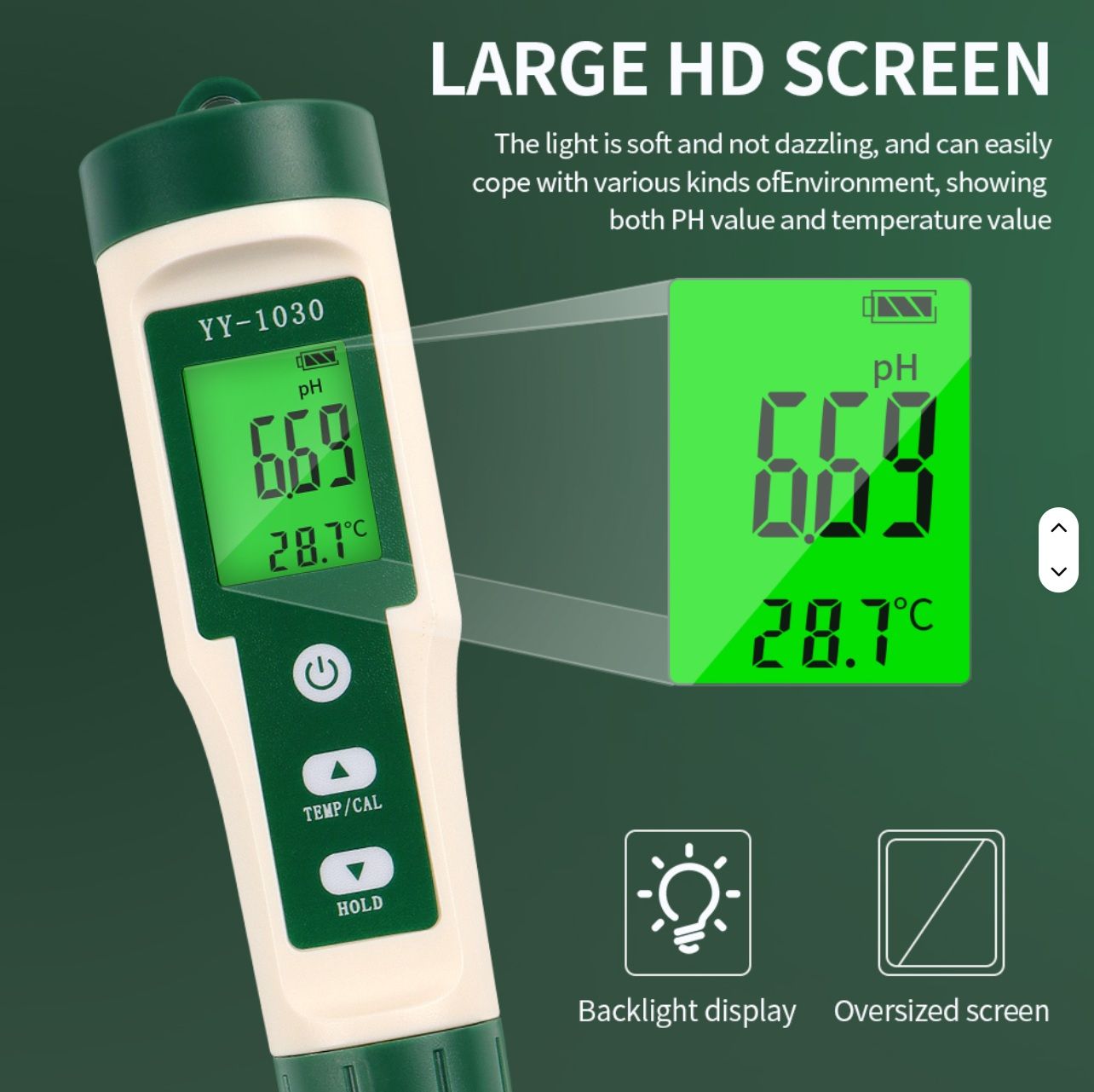 Digital Food pH Meter Accurate Waterproof Tester Sourdough Meat Cheese Bread fish