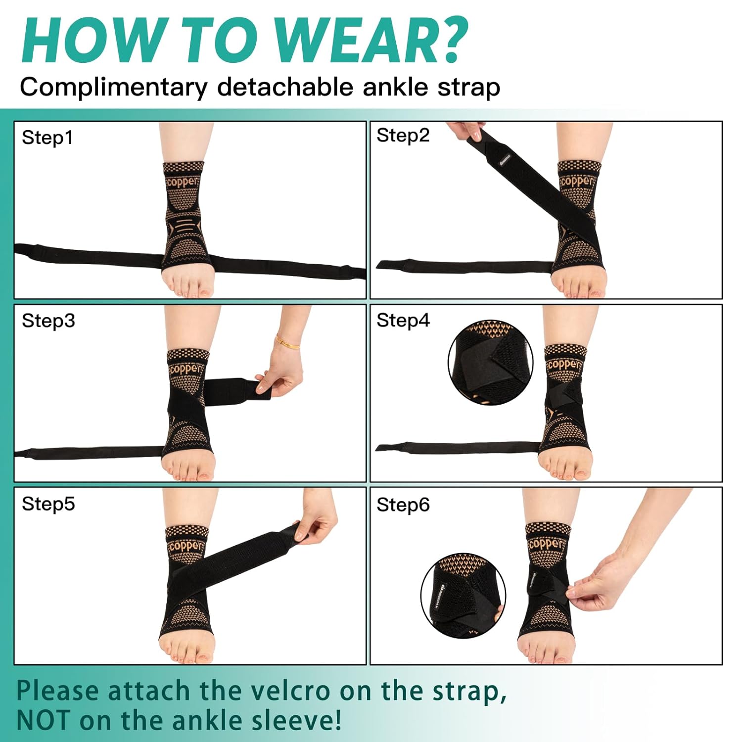 Ankle Brace Plantar Fasciitis Relief Sleeve Compression Support Sprain Protector Achilles