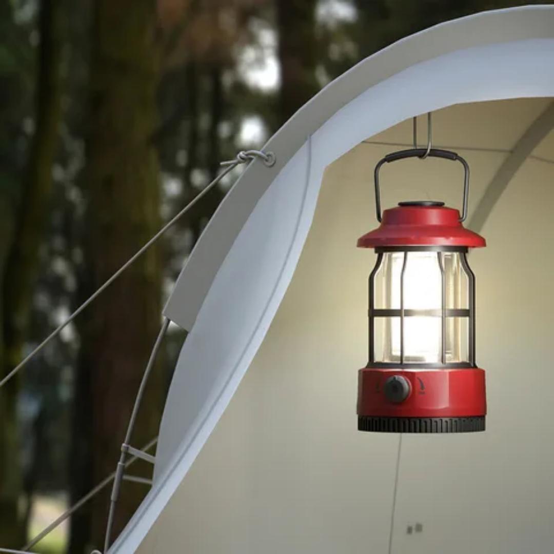 Solar Camping Lanterns, Hand Crank Flashlight, USB Rechargeable LED Lanterns