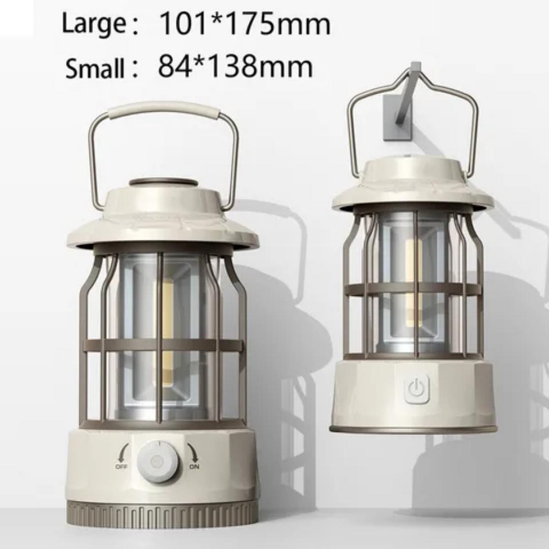 Solar Camping Lanterns, Hand Crank Flashlight, USB Rechargeable LED Lanterns