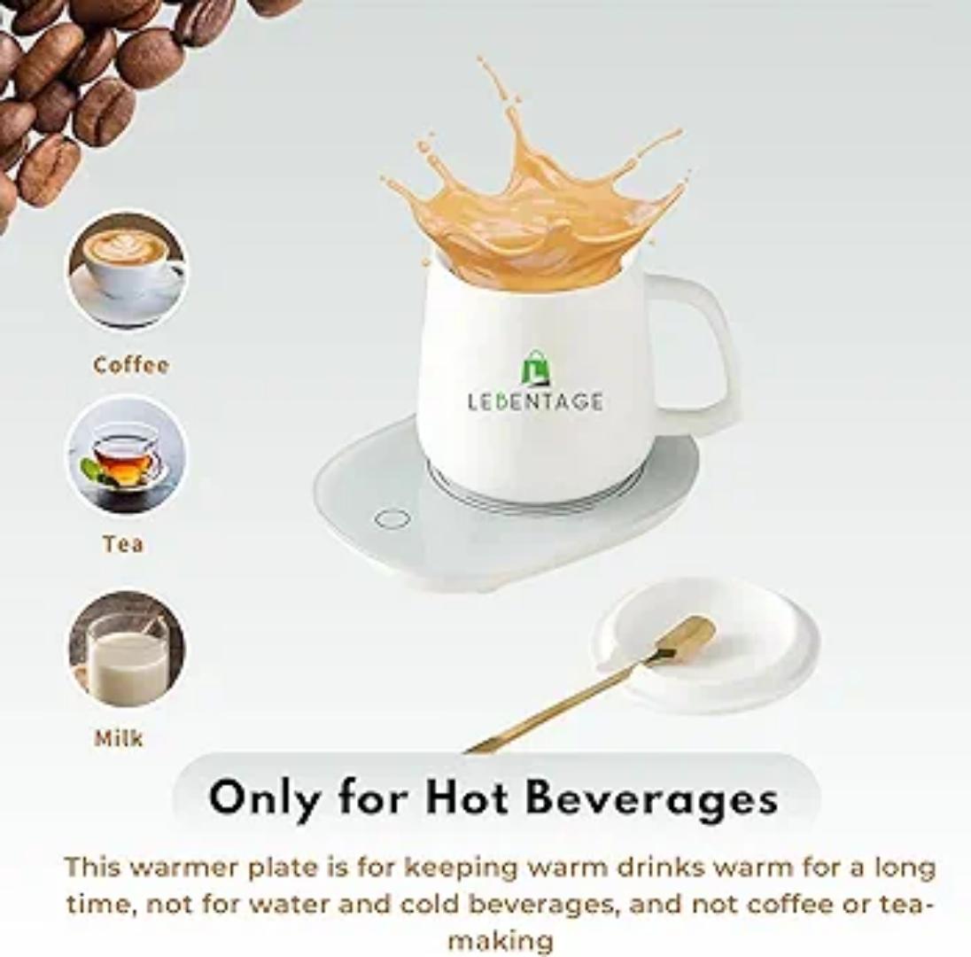Electric Ceramic Mug with Warmer Plate | Keeps Hot Beverages Warm | Perfect for Coffee, Tea & Milk | Auto Shut-Off | Includes Spoon & Lid (White Color)

￼

￼

￼

￼

￼

￼

￼

￼