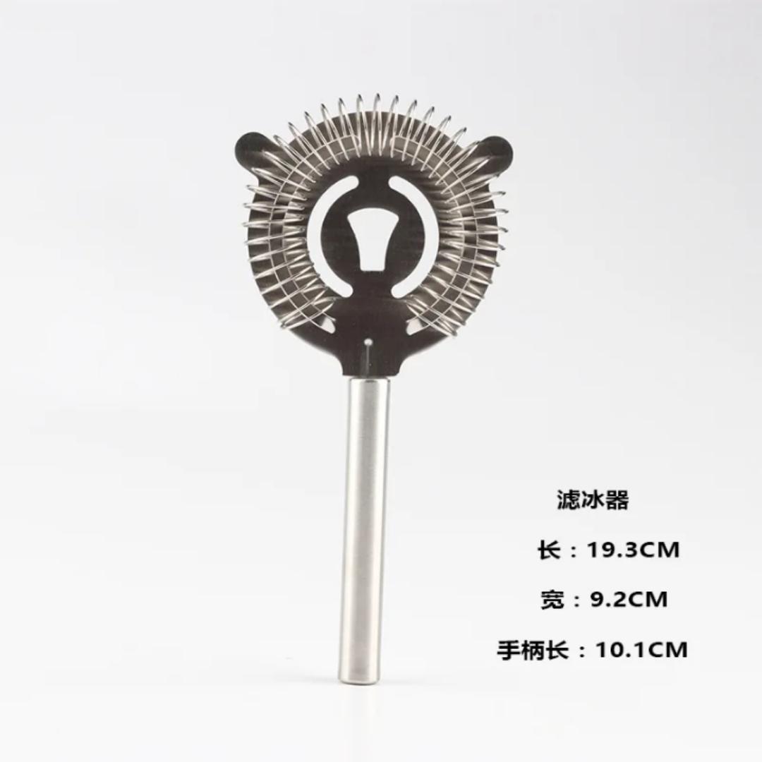 6-Piece Cocktail Shaker Set】6 piece cocktail shaker set include all your necessary bartendering kits with 24oz shaker, strainer, muddler, jigger, spoon, pour spouts. You can achive to make most specia