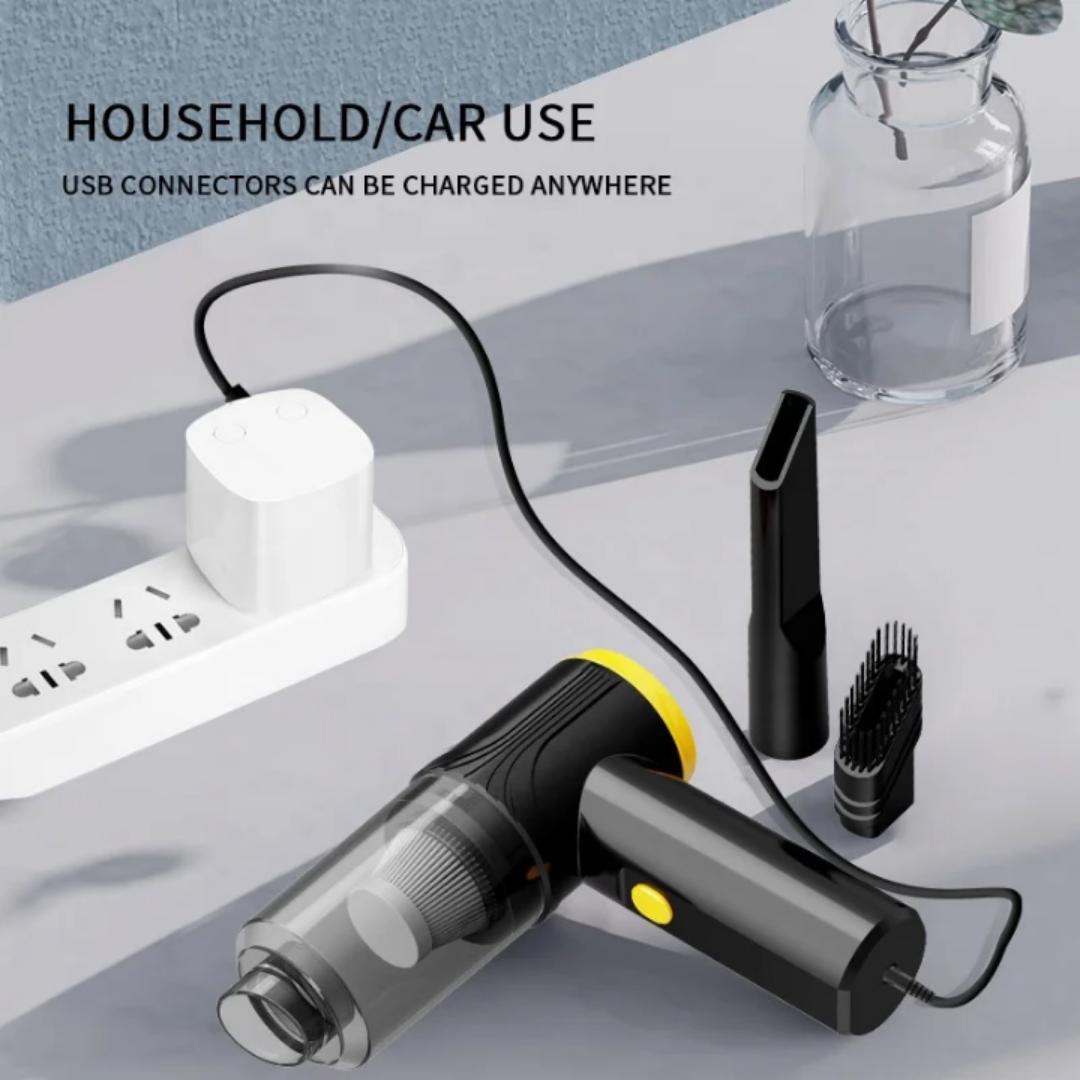 Compact Air Duster, Vacuum Cleaner 35W Handheld Car Vacuum Cleaner Portable Vacuum Cleaners for Car Home Office Pet