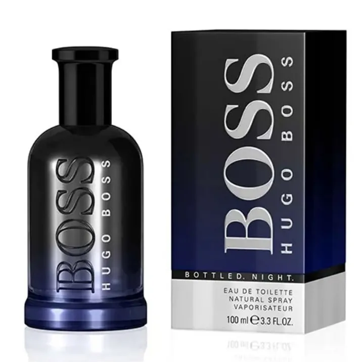 HUGO BOSS BOTTLED NIGHT PERFUME FOR HIM Blue 100ml