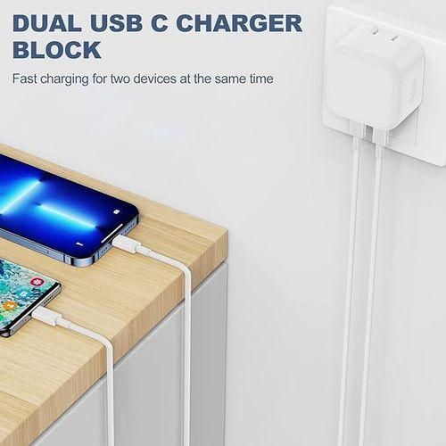 Apple 20W Original USB-C / Type-C Fast Charger, Adapter And Cable/For IPhone