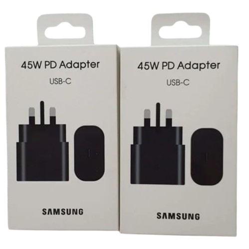 Samsung 45W PD Type C Adapter Super Fast Charger (HEAD Only) select Black or White