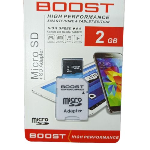 Boost Memory cards High-quality & High speed 128GB,  64GB,  32GB,  16GB,  8GB,  4GB and 2GB (Choose Your Storage Size)
