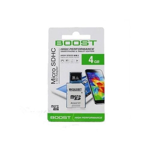 Boost Memory cards High-quality & High speed 128GB,  64GB,  32GB,  16GB,  8GB,  4GB and 2GB (Choose Your Storage Size)
