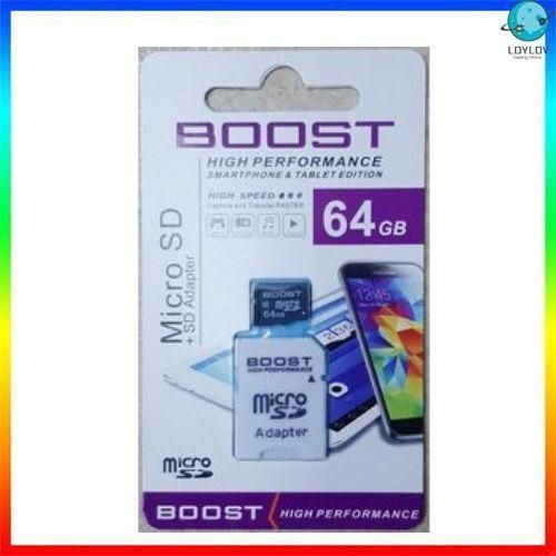 Boost Memory cards High-quality & High speed 128GB,  64GB,  32GB,  16GB,  8GB,  4GB and 2GB (Choose Your Storage Size)