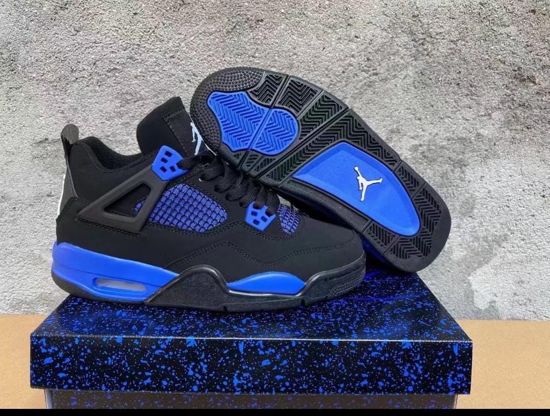 Authentic Air Jordan 4 Black Cat Sneakers Original & Best Quality Men's Shoes