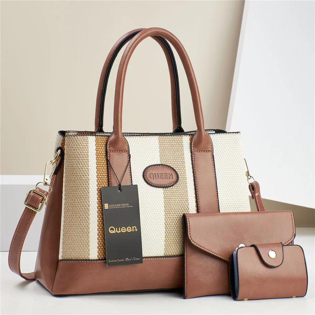 High Quality 3 in 1 Makonge Shoulder handbags women bags