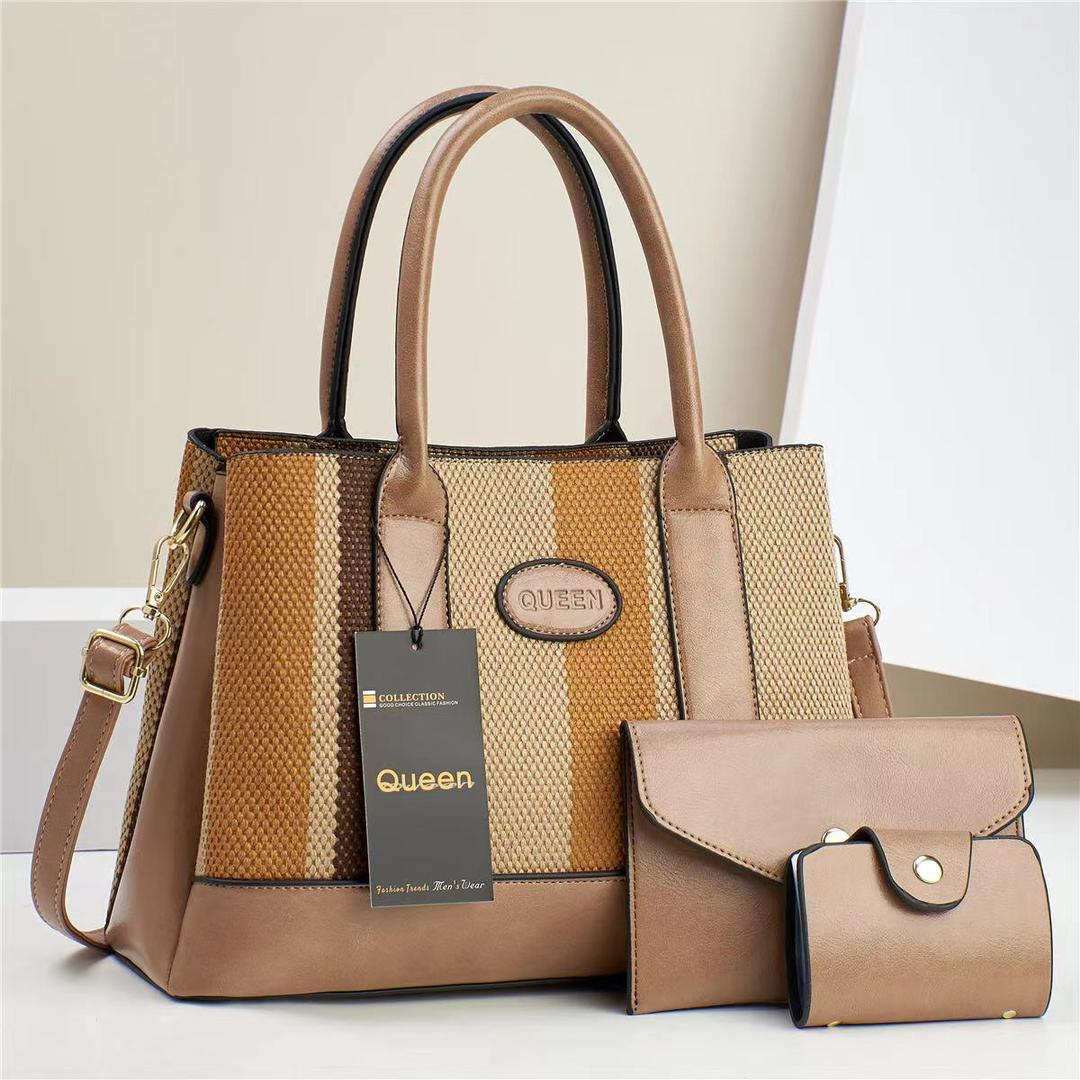 High Quality 3 in 1 Makonge Shoulder handbags women bags