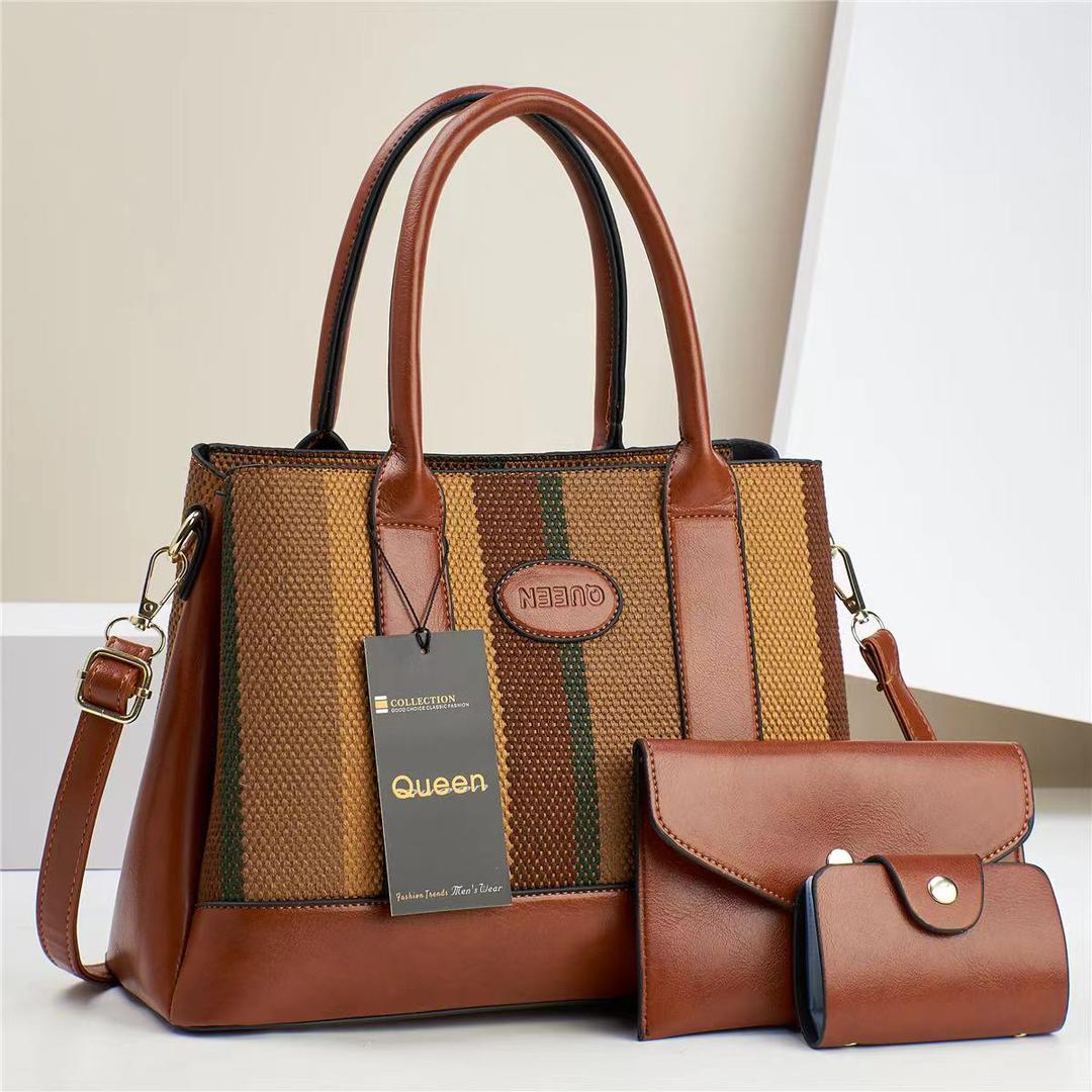 High Quality 3 in 1 Makonge Shoulder handbags women bags