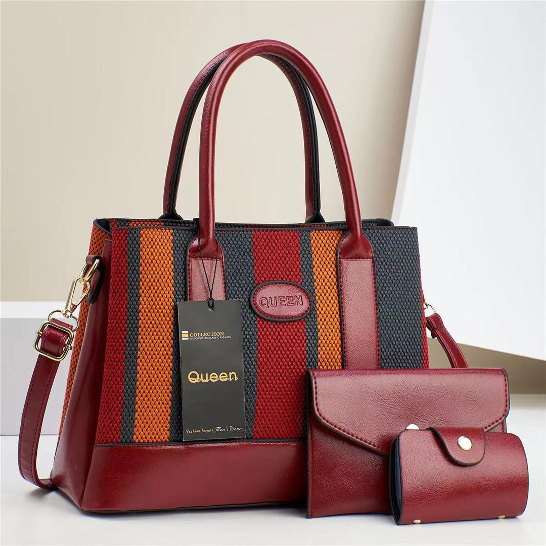 High Quality 3 in 1 Makonge Shoulder handbags women bags