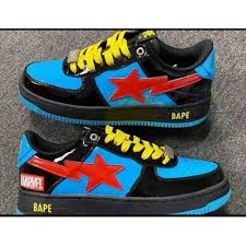 New arrival⚡ Quality BAPESTAR 💯💥 high Cut breathable Unisex Bape star 🌟 sneaker shoes 🔥🔥