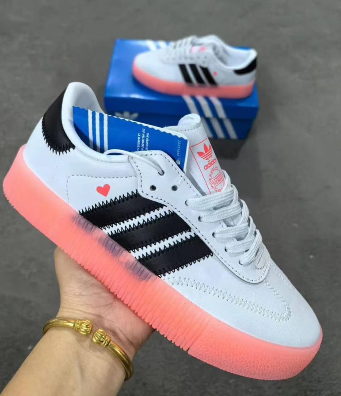 OFFER CLEARANCE❤️‍🔥 SAMBA⚡ High quality original fashioned UNISEX mens/womens SAMBA DOUBLE SOLE⚡ ORIGINAL fashioned unisex quality FLAT rubber shoes⚡very cute official rubber shoes❤️‍🔥