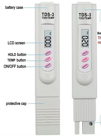 Portable LCD Digital TDS Water Quality Tester Water Testing Pen Filter Meter Measuring Tool For Fish Aquarium Swimming Pool