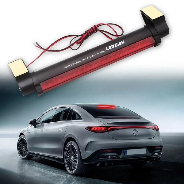 Led Third Brake Light High Mount Stop Light Tail Light Bar Warning Lamp For Car Truck RV Trailer 24SMD DC 12V Red