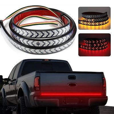 Car Pickup Tail Light LED Strip Light Bar DRL Warning Running Light Reverse Brake Stop Turn Signal Light Strip