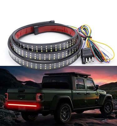 Car Pickup Tail Light LED Strip Light Bar DRL Warning Running Light Reverse Brake Stop Turn Signal Light Strip