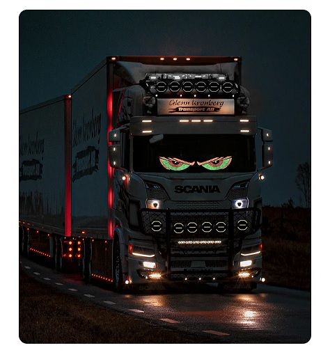 Devil Eyes Light Car Windshield Dynamic LED Matrix Panel Screen Light for Car Truck Window Decor Lighting