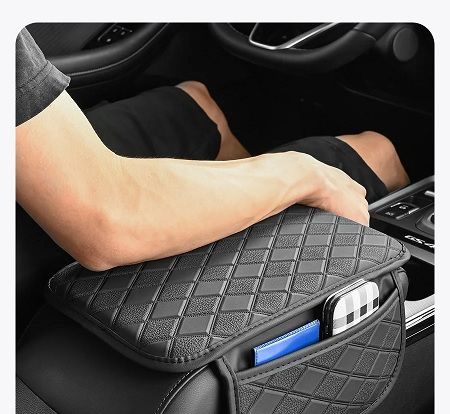 Luxury Multifunctional Central Armrest Box, Car Seat Armrest Pad with Storage, Car Interior Accessories