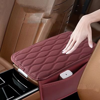 Luxury Multifunctional Central Armrest Box, Car Seat Armrest Pad with Storage, Car Interior Accessories