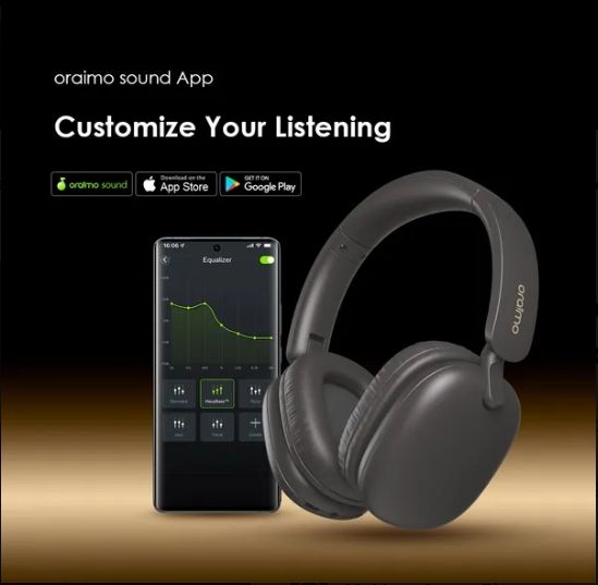 BoomPop Lite ENC Over-Ear Wireless Headphones oraimo BoomPop Lite ENC Over-Ear Wireless Headphones