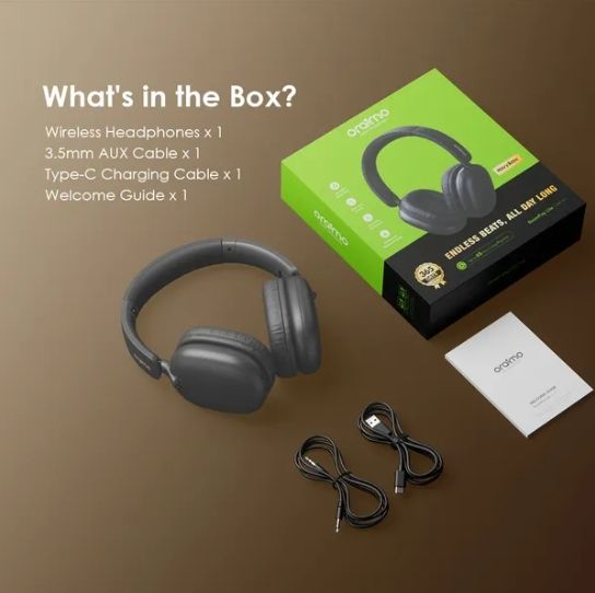 BoomPop Lite ENC Over-Ear Wireless Headphones oraimo BoomPop Lite ENC Over-Ear Wireless Headphones