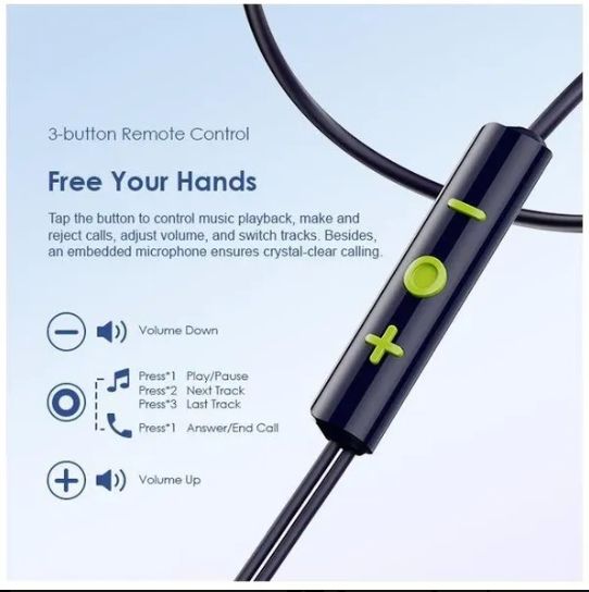 oraimo Halo Airy Type-C Half In-ear Wired Headphones