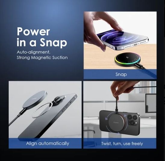 oraimo PowerDock 15W Magnetic Wireless Charging Pad