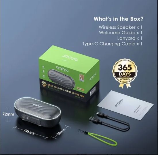 oraimo SpaceBox 8W FM Wireless Speaker