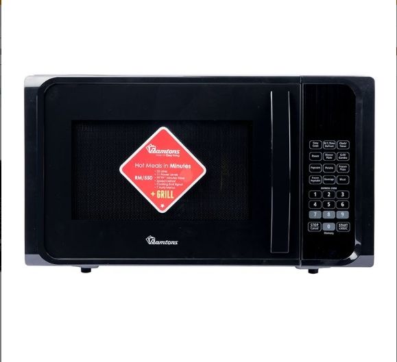 Ramtons RM/550 - 23 Litres Microwave+Grill - Black (1YR WRTY)