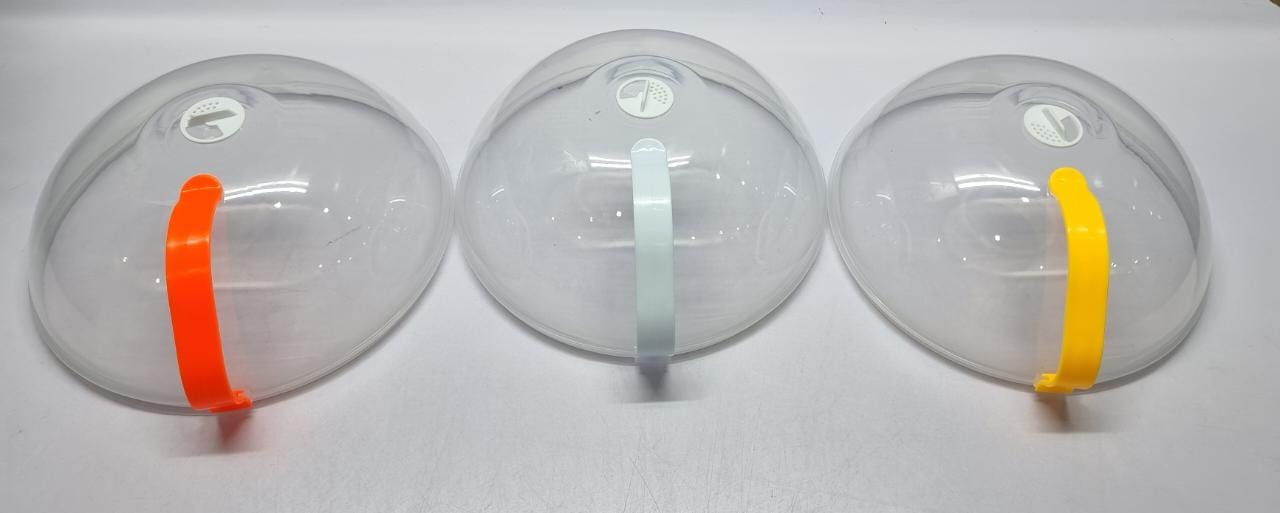 Vent microwave food cover with detachable handle.Microwave Plate Cover for Food, Microwave Cover with Steam Vents, BPA Free & Dishwasher Safe
