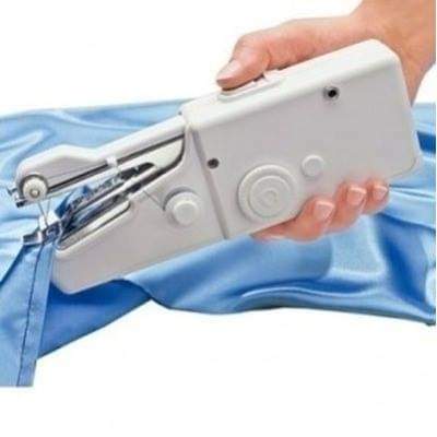 Hand Held Sewing Machine, Portable Electric Handheld Sewing Machine, Mini Handy Stitch Needlework Cordless(White)