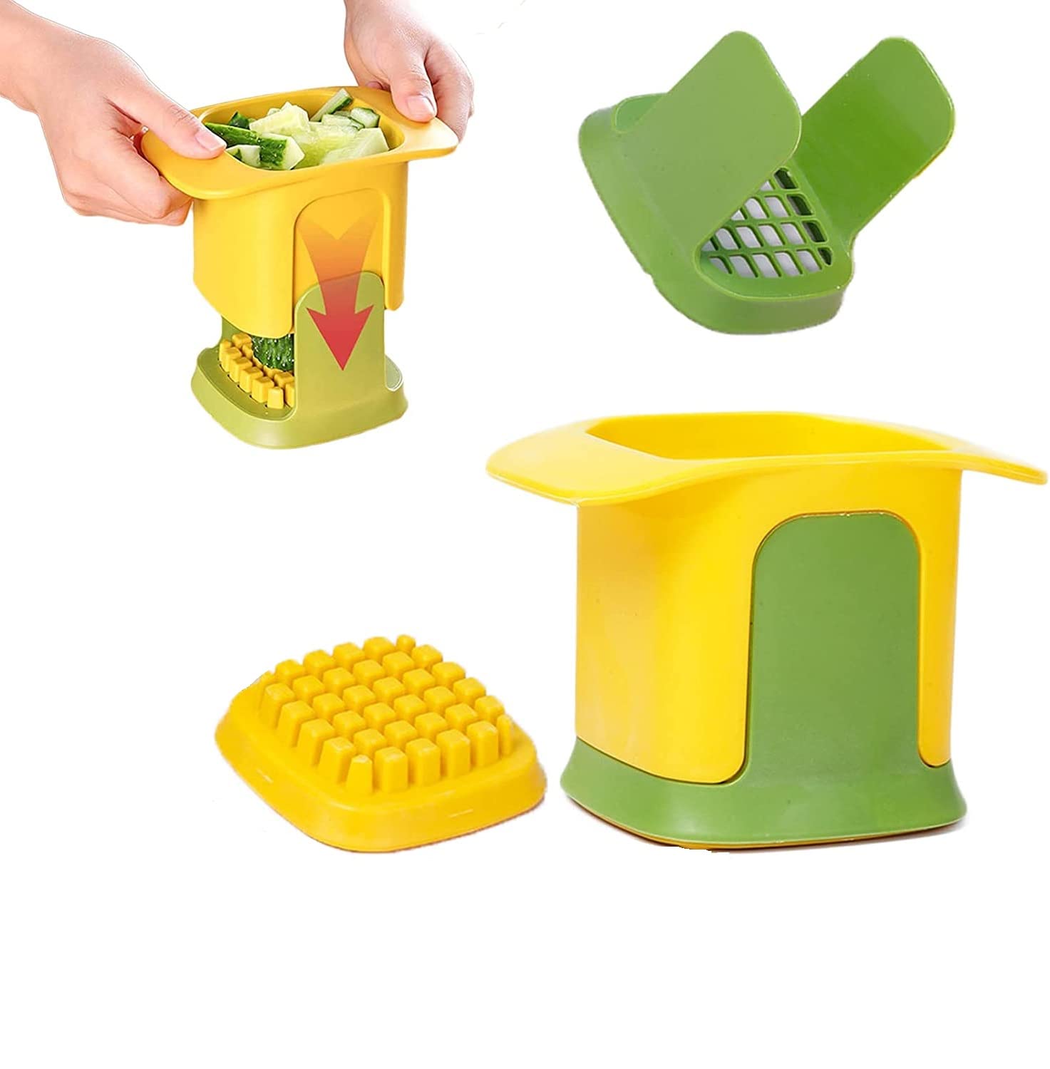 MANDOLINE SLICER VEGGIE SLICER ONION KITCHEN FOOD SLICER DICER WAVY POTATO CHIPS CUTTER GREEN PEPPERS CUCUMBERS CHOPPER