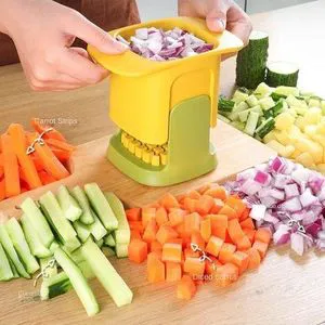 MANDOLINE SLICER VEGGIE SLICER ONION KITCHEN FOOD SLICER DICER WAVY POTATO CHIPS CUTTER GREEN PEPPERS CUCUMBERS CHOPPER