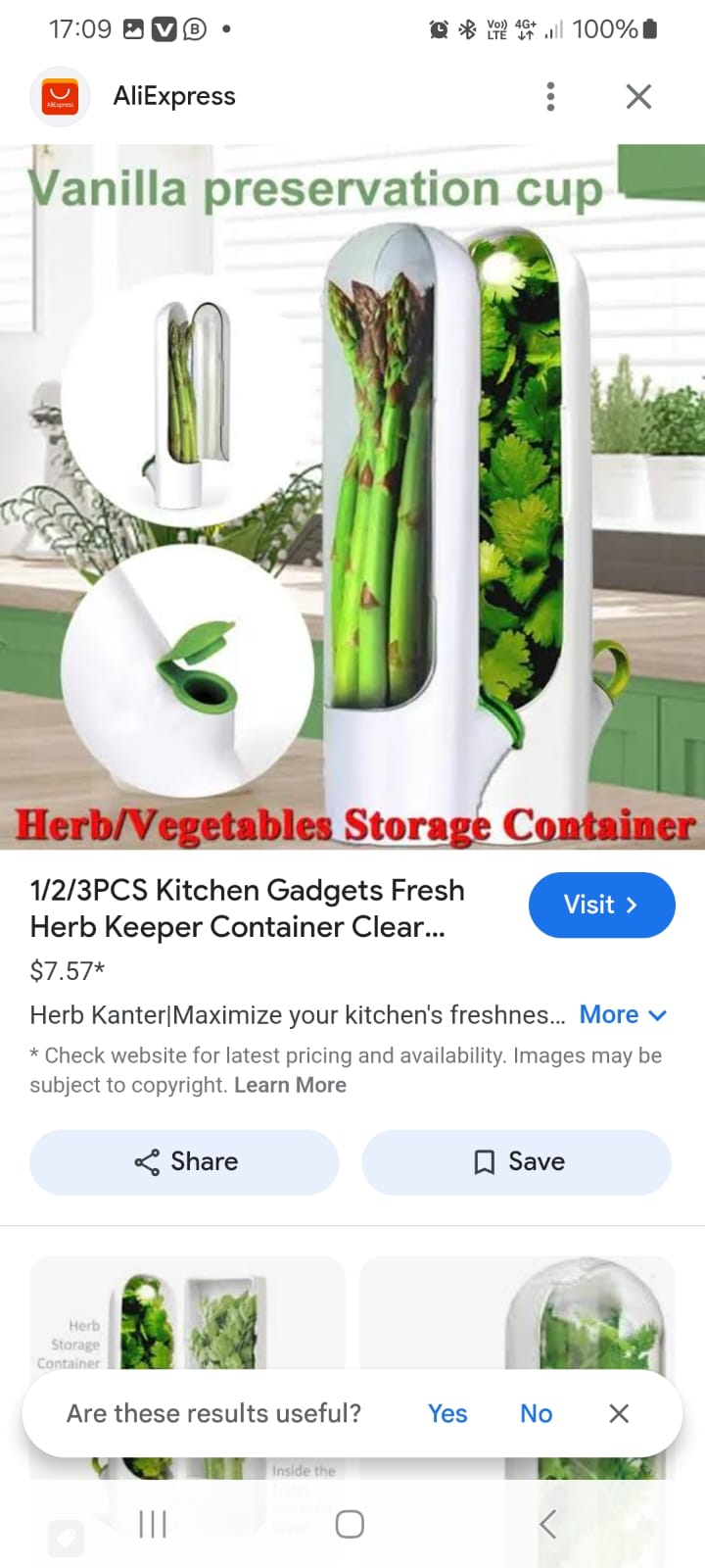 HERB SAVER BEST KEEPER VEGETABLE FRESH CORIANDER, MINT ASPARAGUS CONTAINERS FOR FRIDGE STORAGE BOTTLE HERB PROTECTOR